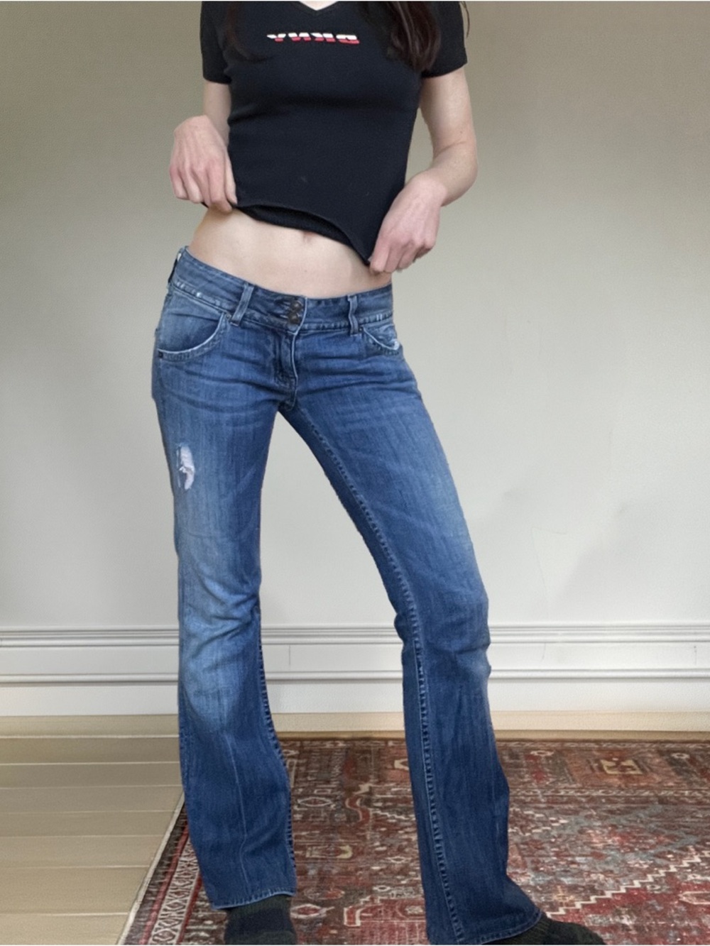 Hudson low rise bootcut jeans